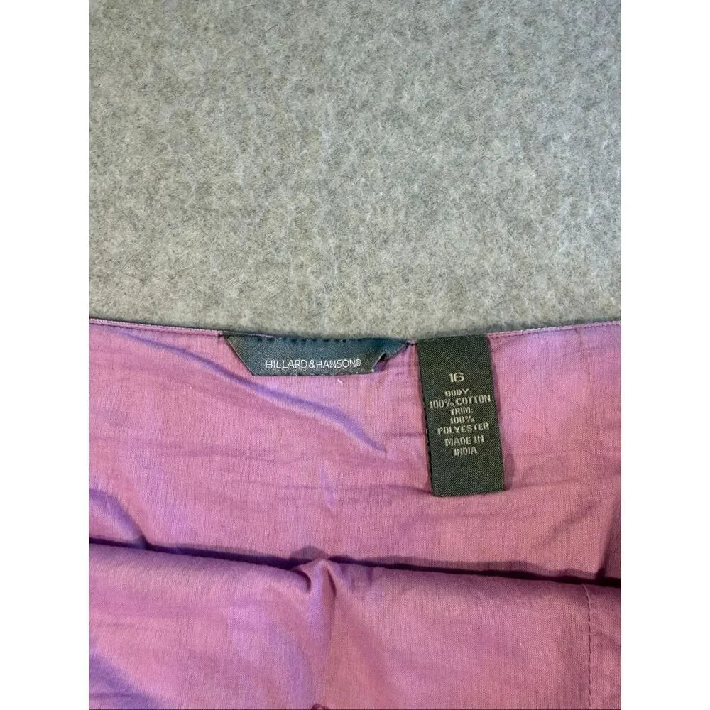 vintage y2k boho Hillard and Hanson floral cotton skirt 16